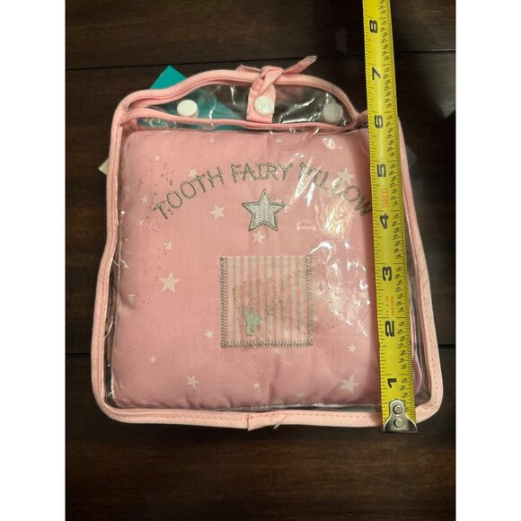 Healthtex Pink Tooth Fairy Pillow With Pocket & Carry Bag Child Wishes - Picture 10 of 10